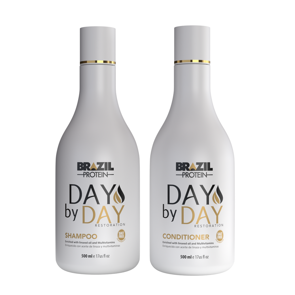 KIT DAY BY DAY RESTORATION SHAMPOO + CONDICIONADOR SALT FREE 500ML