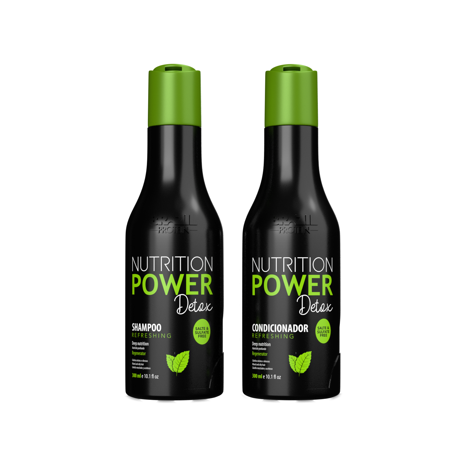 KIT NUTRITION POWER DETOX SHAMPOO + CONDICIONADOR REFRESHING 300ML