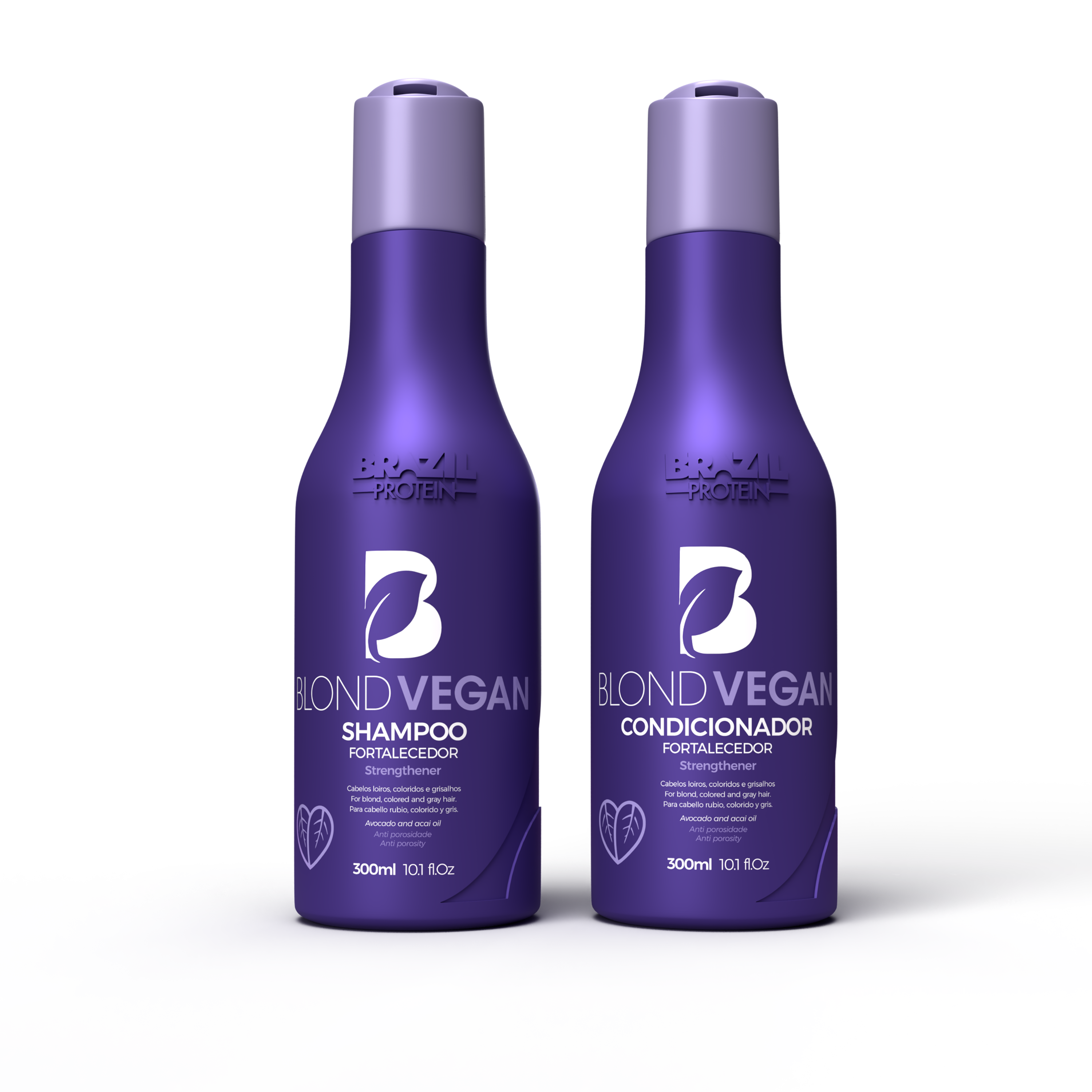 KIT BLOND VEGAN SHAMPOO + CONDICIONADOR MATIZADOR FORTALECEDOR