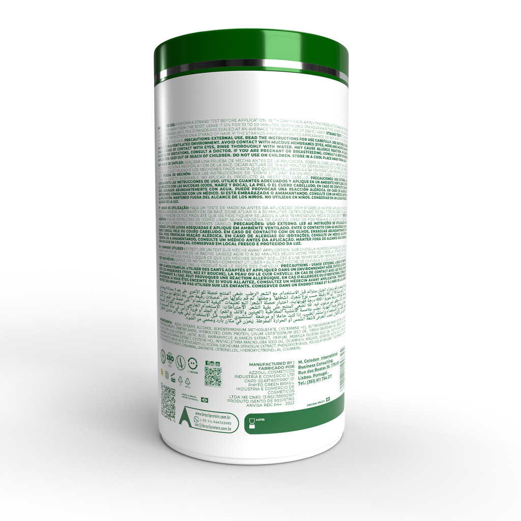 BTXOX MASCARA REPOSITOR DE MASSA PARA CABELOS COM OLEO DE ABACATE 1KG